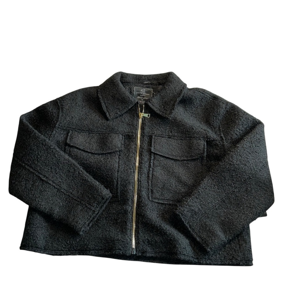 Sioni Women's Black Teddy Jacket - Picture 2 of 7